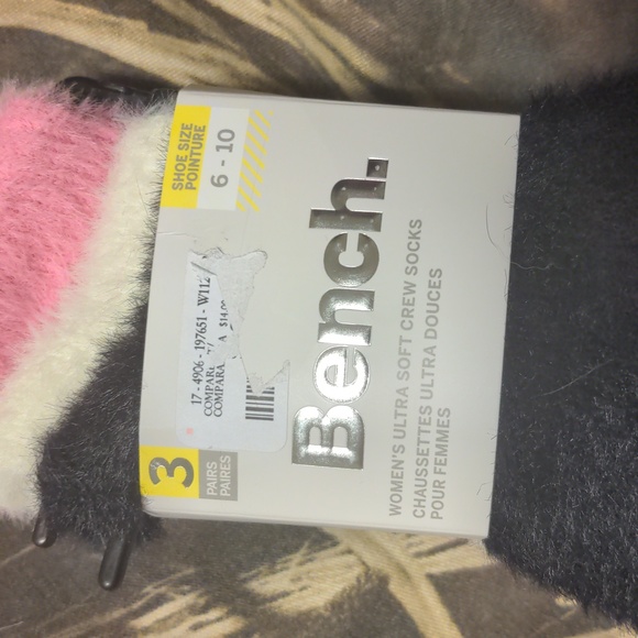 Bench 3pairs Womens Ultra Soft Crew Socks 6-10 - Picture 2 of 8
